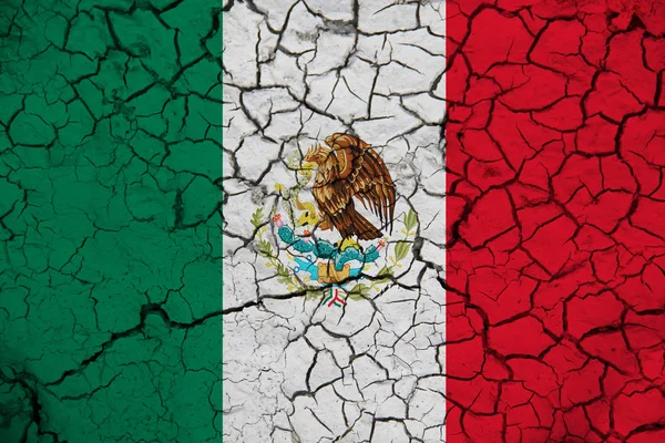 Bandera México Textura Fondo Concepto Para Soluciones Diseño —  Fotos de Stock