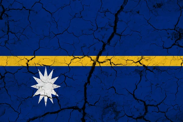 Příznak Nauru Textuře Pozadí Koncept Pro Návrhářská Řešení — Stock fotografie