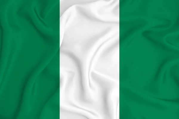 Bandera Nigeria Textura Fondo Concepto Para Soluciones Diseño — Foto de Stock