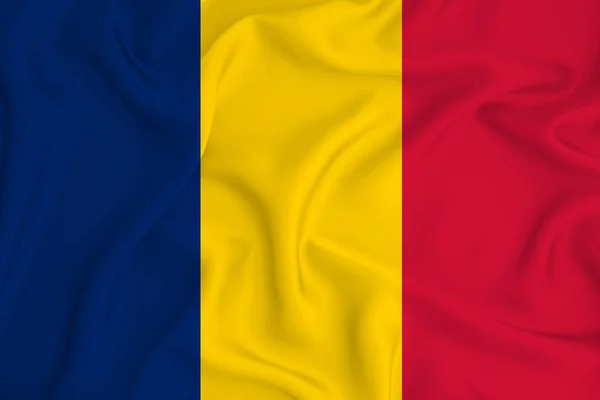 Romania Flag Background Texture Concept Designer Solutions — ストック写真