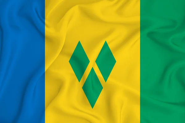 Saint Vincent Grenadines Flag Background Texture Concept Designer Solutions — Stock Photo, Image