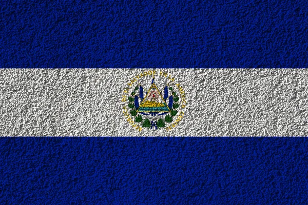 Bandera Salvador Textura Fondo Concepto Para Soluciones Diseño — Foto de Stock