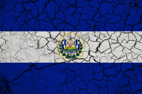 Bandera Salvador Textura Fondo Concepto Para Soluciones Diseño — Foto de Stock