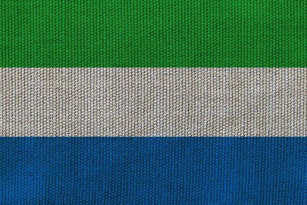 Bandera Sierra Leona Textura Fondo Concepto Para Soluciones Diseño — Foto de Stock