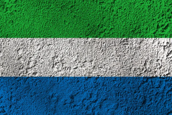 Serra Leoa Bandeira Textura Fundo Conceito Para Soluções Designer — Fotografia de Stock