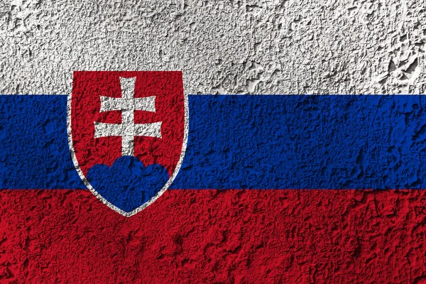 Slowakije Vlag Achtergrond Textuur Concept Voor Designer Oplossingen — Stockfoto