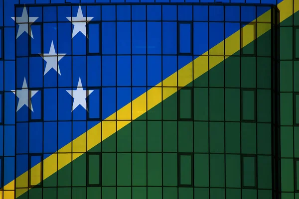 Solomon Islands Flag Background Texture Concept Designer Solutions — Stock Photo, Image