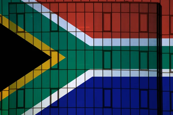 Bandera Sudáfrica Textura Fondo Concepto Para Soluciones Diseño — Foto de Stock