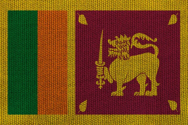 Bandeira Sri Lanka Textura Fundo Conceito Para Soluções Designer — Fotografia de Stock