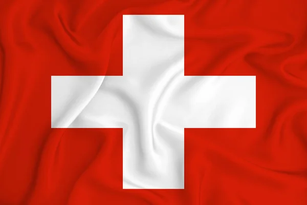 Schweiz Flagga Bakgrunden Textur Koncept För Designlösningar — Stockfoto