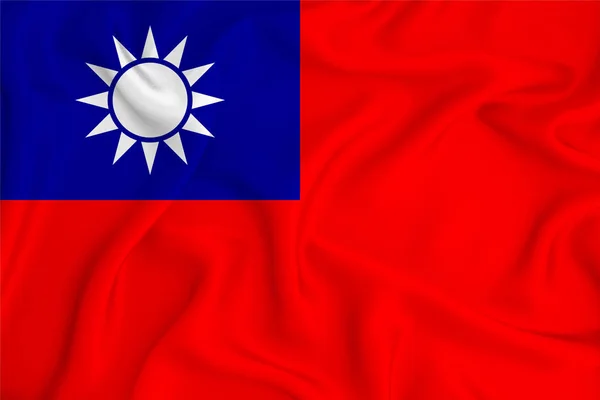 타이완 국기가 텍스처에 있습니다 디자이너 해결책에 — 스톡 사진