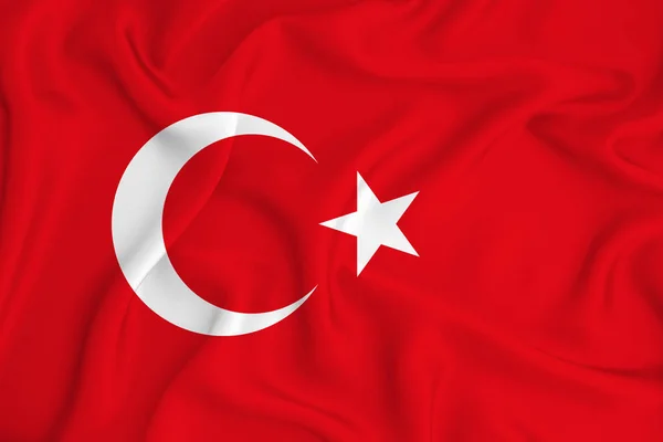 Turkije Vlag Achtergrond Textuur Concept Voor Designer Oplossingen — Stockfoto