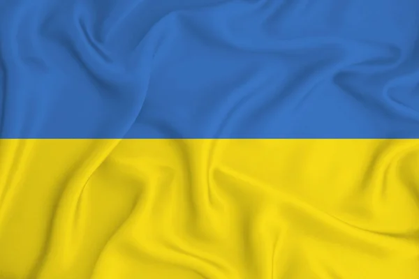 Прапор України Тлі Текстури Концепція Дизайнерських Рішень — стокове фото