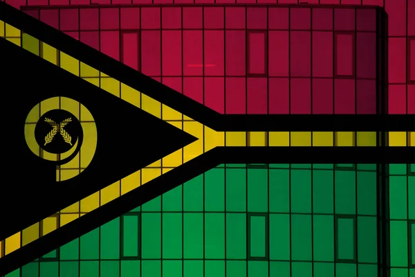 Bandera Vanuatu Textura Fondo Concepto Para Soluciones Diseño —  Fotos de Stock