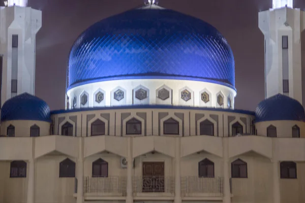 Maykop Muslim Mosque Russia Architecture Night Photography — Stock Photo, Image