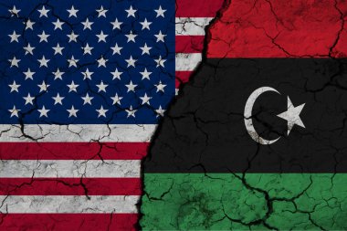 Dokulu Çatlak Dünya 'da Libya ve Bizim Bayrağımız. İki ülke arasındaki işbirliği kavramı