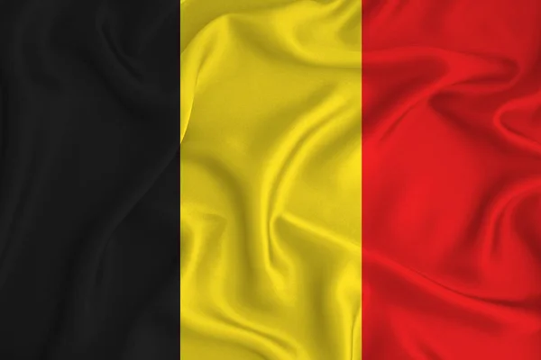 Belgium Flag Background Texture Concept Designer Solutions — Stockfoto