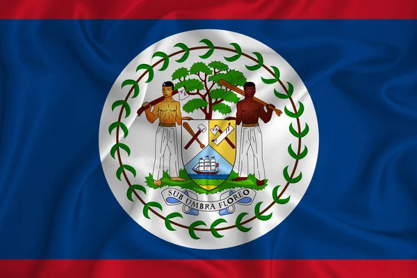 Belize Flag Background Texture Concept Designer Solutions — Stock Photo, Image