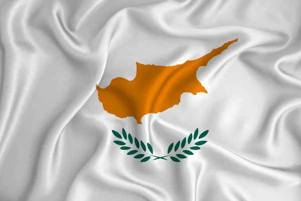 Κυπρίνος Σημαία Στην Υφή Φόντου Έννοια Για Σχεδιαστικές Λύσεις — Φωτογραφία Αρχείου