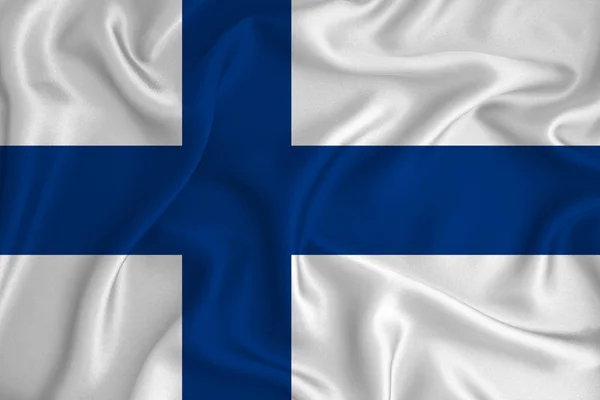 Drapelul Finlandei Textura Fundal Concept Pentru Soluții Designer — Fotografie, imagine de stoc