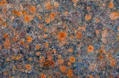 Paslı paslı metal doku arka planı. Grunge paslı metal dokusu, pas ve oksitlenmiş metal arka plan. Eski metal panel.