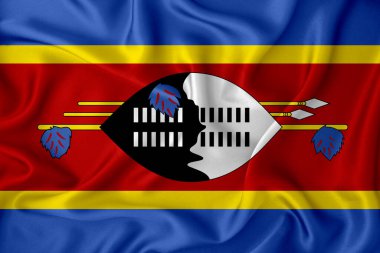 Arka planda Sziland bayrağı var. Tasarımcı çözümleri kavramı.