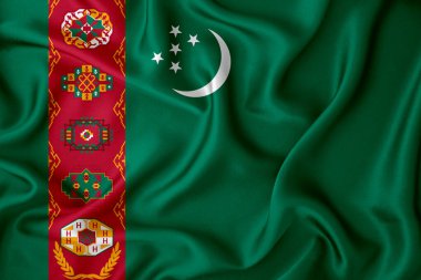 Arka planda Türk bayrağı var. Tasarımcı çözümleri kavramı.