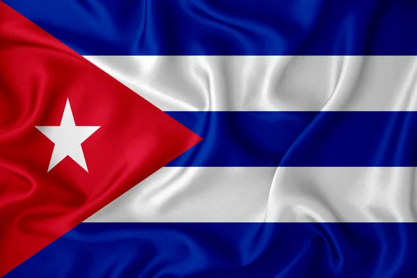 Kubánská Vlajka Pozadí Textury Koncept Pro Návrhářská Řešení — Stock fotografie