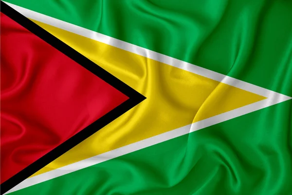 Bandiera Guyana Sulla Texture Dello Sfondo Concetto Soluzioni Design — Foto Stock