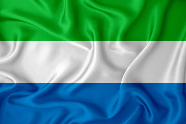 Σημαία Σιέρα Λεόνε Στην Υφή Φόντου Έννοια Για Σχεδιαστικές Λύσεις — Φωτογραφία Αρχείου