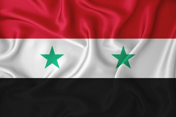 Флаг Сирии Фоне Текстуры Концепция Дизайнерских Решений — стоковое фото