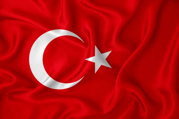 Drapeau Turquie Sur Texture Fond Concept Solutions Concepteur — Photo