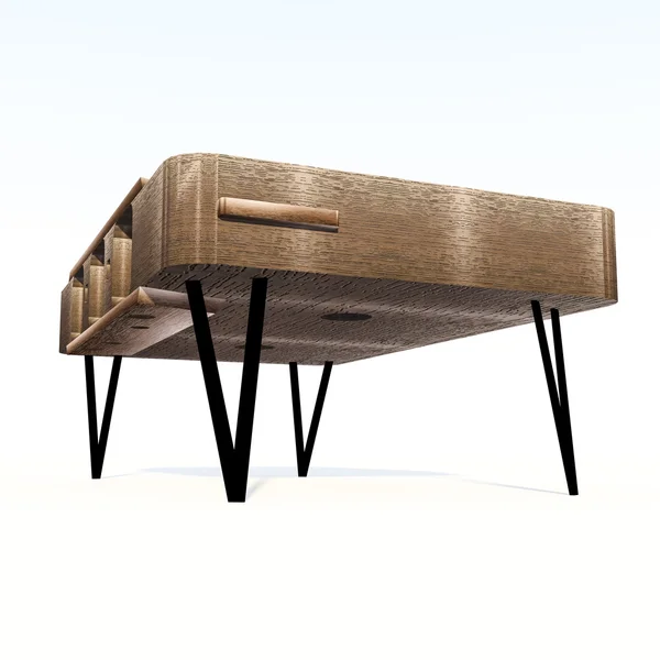 Mesa en forma de casete — Foto de Stock
