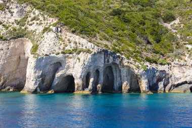 Deniz mağaraları Zakynthos