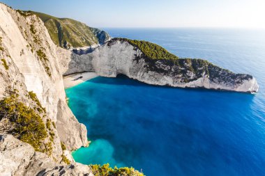 Navagio plaj Batığı ile