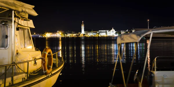 Zakynthos w nocy — Zdjęcie stockowe