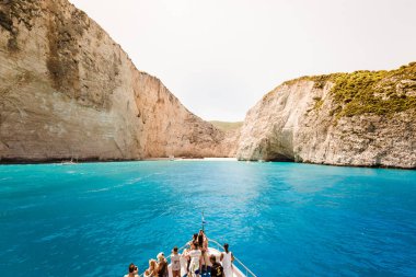 Navagio plaj Batığı ile