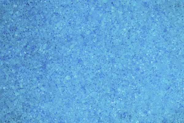 Blue bath salt texture — Stock Photo, Image