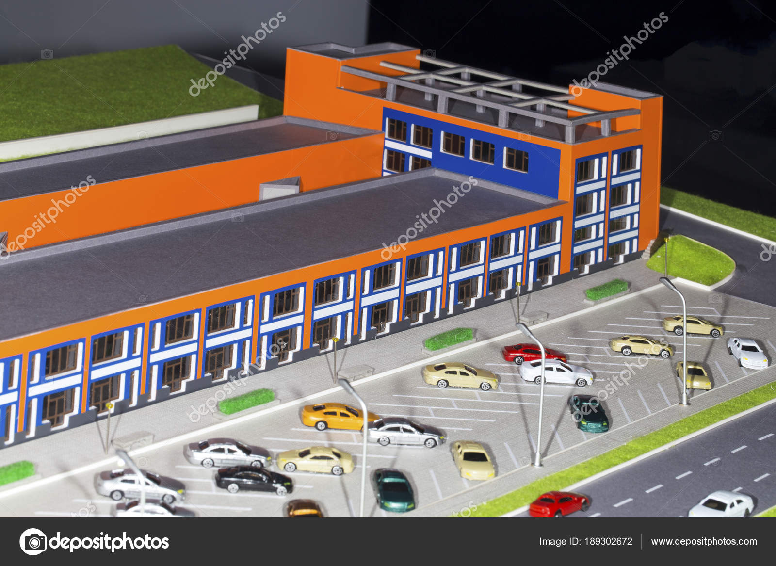Parking And Shopping Mall Layout Stock Photo C Alesmunt 189302672