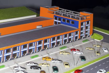 Park ve alışveriş merkezi yerleşimi