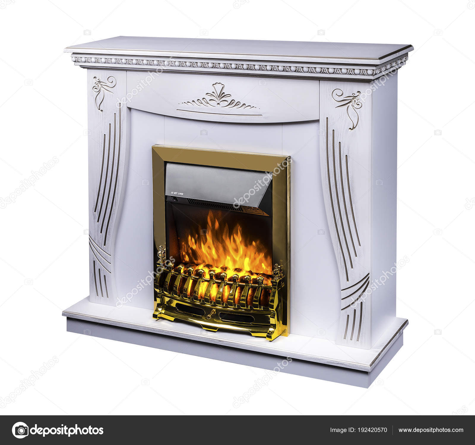 Electric Fireplace Stock Photo C Alesmunt 192420570
