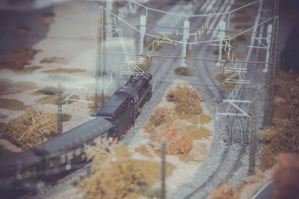 短縮鉄道模型 — ストック写真