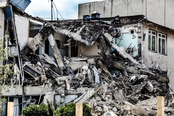 Lebontott épületek — Stock Fotó