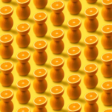 Turuncu meyve deseni 