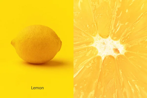 Layout de limão — Fotografia de Stock