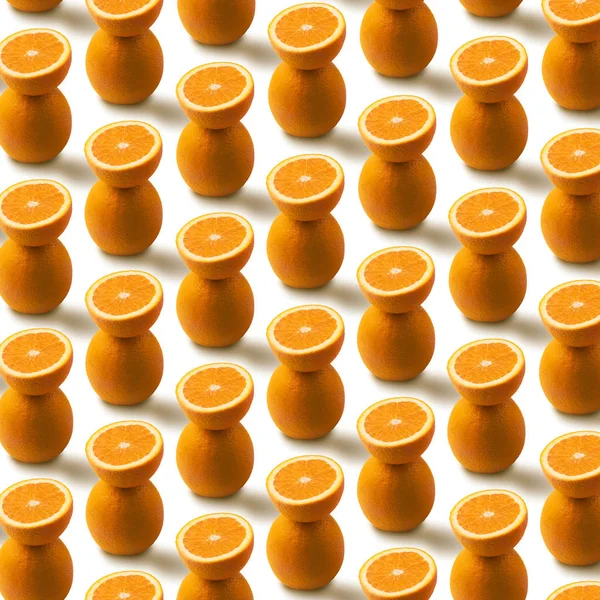 Patrón de fruta naranja —  Fotos de Stock