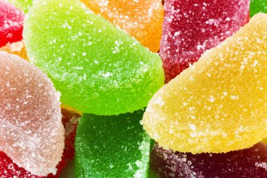 Şekerli meyve ezmesi.