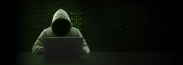 Unbekanntes Hacker-Bild — Stockfoto