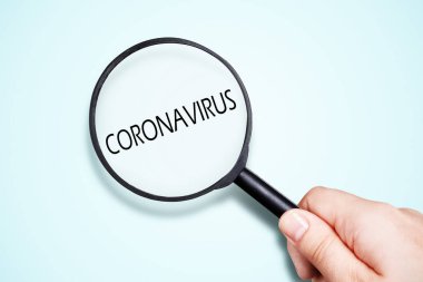 Coronavirus aşısı arama konsepti