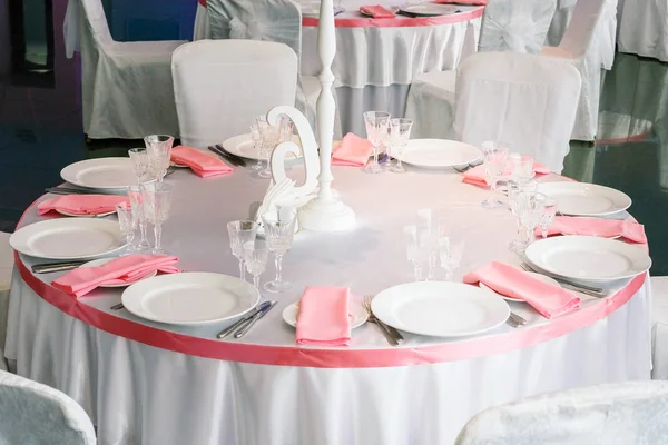 결혼식에 대 한 테이블 설정. — 스톡 사진